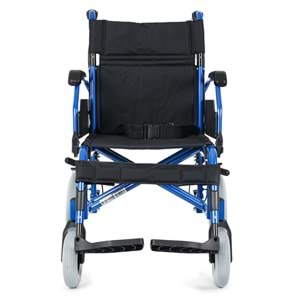 Comfort Plus DM-337 45 cm Lacivert Alüminyum Özellikli Transfer Tekerlekli Sandalye