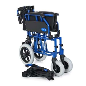 Comfort Plus DM-337 45 cm Lacivert Alüminyum Özellikli Transfer Tekerlekli Sandalye