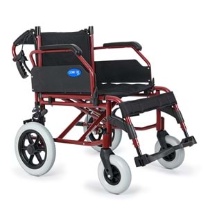 Comfort Plus DM-337 50 cm Bordo Alüminyum Özellikli Transfer Tekerlekli Sandalye