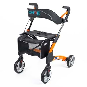 Comfort Plus DY049147L Alüminyum Turuncu Karbon Rolatör