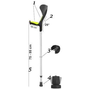 Herdegen Advance 200918 Anis Yeşil Kanadyen / Koltuk Değneği