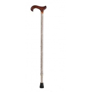 Herdegen 255813 Fashion Bej Ayarlanabilir Desenli Baston