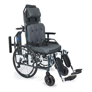 Comfort Plus KY954LGC-46 Lux Alüminyum Özellikli Tekerlekli Sandalye (Baş,Boyun Destekli)Baldır Destekli Ayaklar