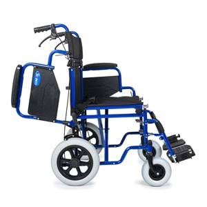 Comfort Plus DM-327 45cm Lacivert Özellikli Transfer Tekerlekli Sandalyesi