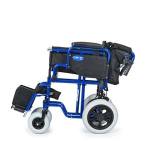 Comfort Plus DM-327 45cm Lacivert Özellikli Transfer Tekerlekli Sandalyesi
