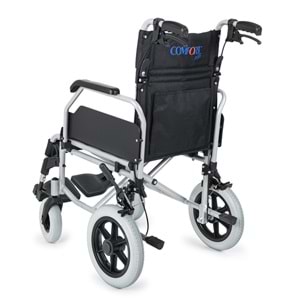 Comfort Plus DM-337 40 cm Gri Alüminyum Özellikli Transfer Tekerlekli Sandalye