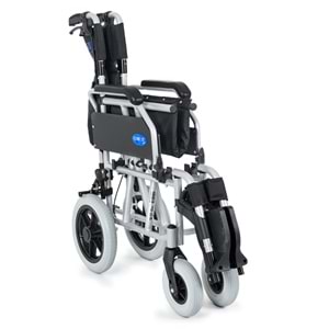 Comfort Plus DM-337 40 cm Gri Alüminyum Özellikli Transfer Tekerlekli Sandalye