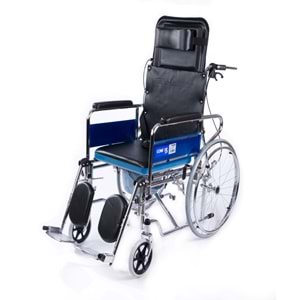 Comfort Plus DY02609GC Sırtı Yatar Ayak Kalkar Tuvalet Özellikli Tekerlekli Sandalye