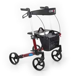 Comfort Plus Spırıt X3 Bordo Alüminyum Lux Rolatör