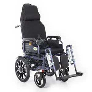 Creative CR-8012 Akülü Tekerlekli Sandalye Özellikli Motorlu Sırt Yatar ve Motorlu Ayak Kalkar (Havalı Minder) Hediyeli
