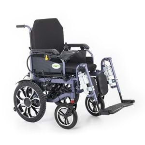 Creative CR-8012 Akülü Tekerlekli Sandalye Özellikli Motorlu Sırt Yatar ve Motorlu Ayak Kalkar (Havalı Minder) Hediyeli