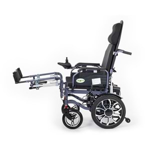 Creative CR-8012 Akülü Tekerlekli Sandalye Özellikli Motorlu Sırt Yatar ve Motorlu Ayak Kalkar (Havalı Minder) Hediyeli