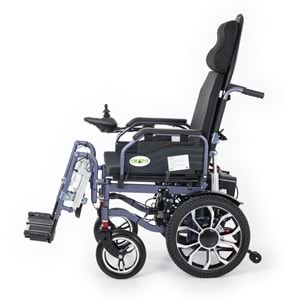 Creative CR-8012 Akülü Tekerlekli Sandalye Özellikli Motorlu Sırt Yatar ve Motorlu Ayak Kalkar (Havalı Minder) Hediyeli