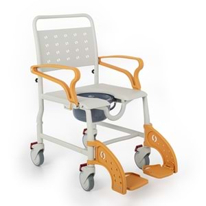 Comfort Plus DM-8088A Küçük 4 Teker Sandalye (PEDLİ) Turuncu