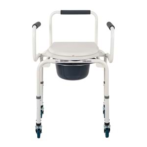 Comfort Plus DM-3520 Tuvalet Özellikle Tekerlekli Kovalı Komot Sandalyesi