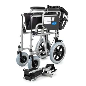 Comfort Plus YK9032F (DM-327 45cm) Silver Özellikli Transfer Tekerlekli Sandalyesi