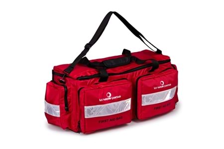 Comfort Plus İlk Yardım Çantası 2 Cepli Büyük Boy Kırmızı