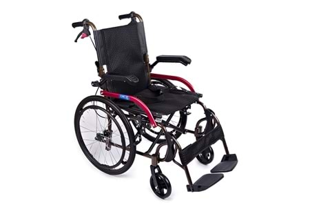 Comfort Plus GK863LAJ-20 Jet Black Transfer Alüminyum Tekerlekli Sandalye