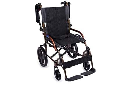 Comfort Plus GK863LABJ-12 Jet Black Transfer Alüminyum Tekerlekli Sandalye