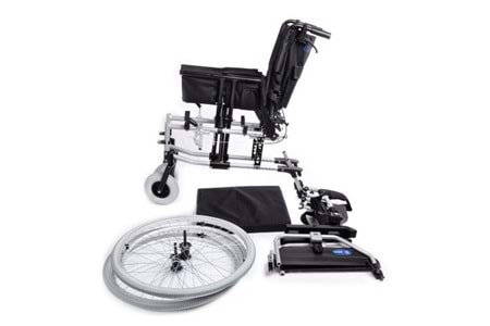 Comfort Plus Dm-Strong 50 cm Hafif Alüminyum Manuel Tekerlekli Sandalye