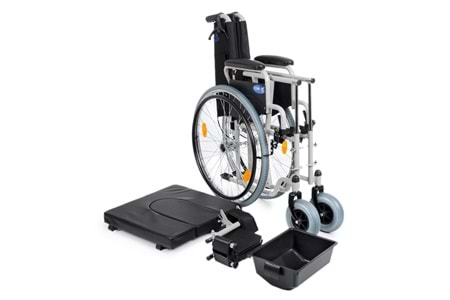 Comfort Plus DM-545 45cm Tuvalet WC Özellikli Tekerlekli Sandalye