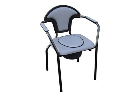 Herdegen 30042 Open Klozetli Sandalye Gri