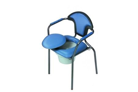 Herdegen 30042 Open Klozetli Sandalye Gri