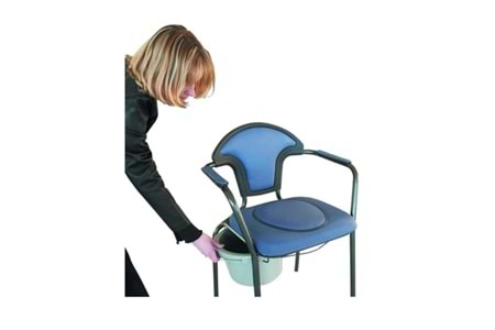 Herdegen 30102 Open Klozetli Sandalye Boy Ayarlı Gri