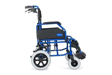 Comfort Plus DM-337 45 cm Lacivert Alüminyum Özellikli Transfer Tekerlekli Sandalye