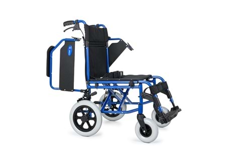 Comfort Plus DM-337 45 cm Lacivert Alüminyum Özellikli Transfer Tekerlekli Sandalye