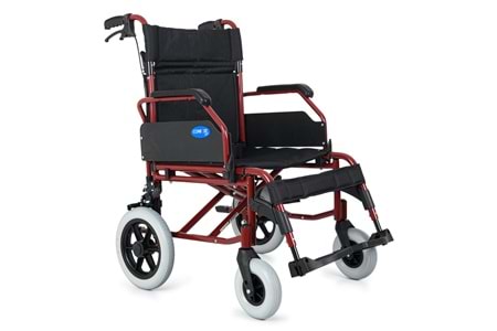 Comfort Plus DM-337 50 cm Bordo Alüminyum Özellikli Transfer Tekerlekli Sandalye