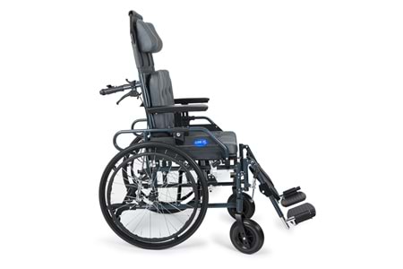 Comfort Plus KY954LGC-46 Lux Alüminyum Özellikli Tekerlekli Sandalye (Baş,Boyun Destekli)Baldır Destekli Ayaklar