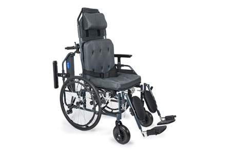 Comfort Plus KY954LGC-46 Lux Alüminyum Özellikli Tekerlekli Sandalye (Baş,Boyun Destekli)Baldır Destekli Ayaklar
