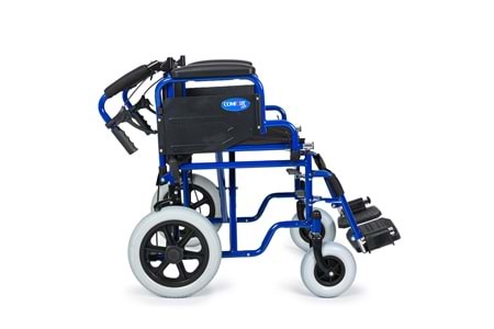 Comfort Plus DM-327 45cm Lacivert Özellikli Transfer Tekerlekli Sandalyesi