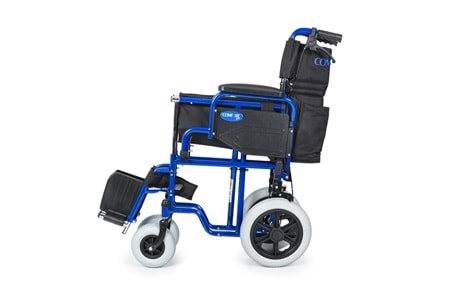 Comfort Plus DM-327 45cm Lacivert Özellikli Transfer Tekerlekli Sandalyesi