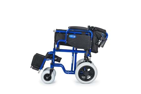 Comfort Plus DM-327 45cm Lacivert Özellikli Transfer Tekerlekli Sandalyesi