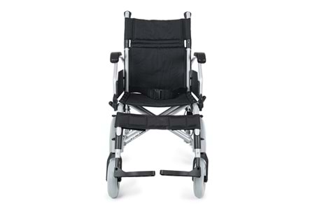 Comfort Plus DM-337 40 cm Gri Alüminyum Özellikli Transfer Tekerlekli Sandalye