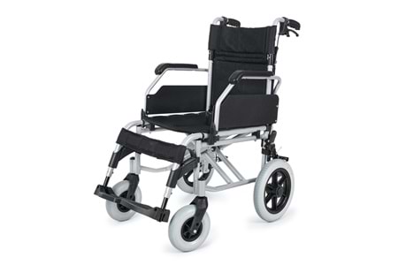 Comfort Plus DM-337 40 cm Gri Alüminyum Özellikli Transfer Tekerlekli Sandalye