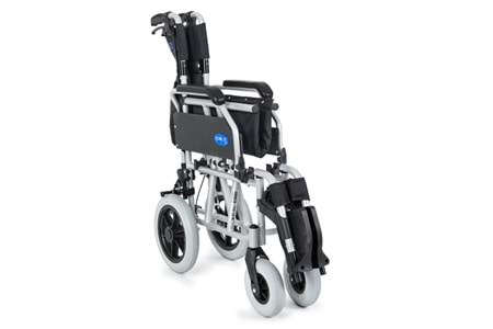 Comfort Plus DM-337 40 cm Gri Alüminyum Özellikli Transfer Tekerlekli Sandalye