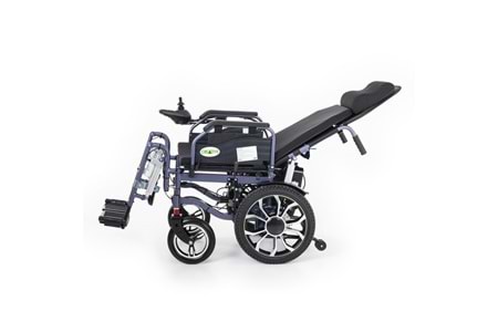 Creative CR-8012 Akülü Tekerlekli Sandalye Özellikli Motorlu Sırt Yatar ve Motorlu Ayak Kalkar (Havalı Minder) Hediyeli
