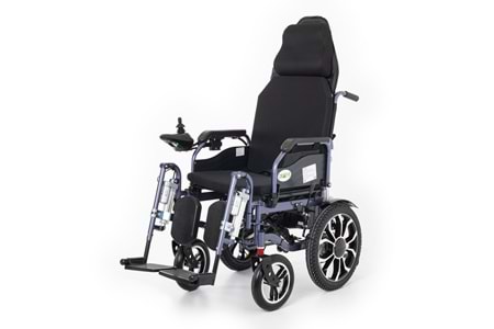 Creative CR-8012 Akülü Tekerlekli Sandalye Özellikli Motorlu Sırt Yatar ve Motorlu Ayak Kalkar (Havalı Minder) Hediyeli