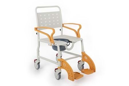 Comfort Plus DM-8088A Küçük 4 Teker Sandalye (PEDLİ) Turuncu