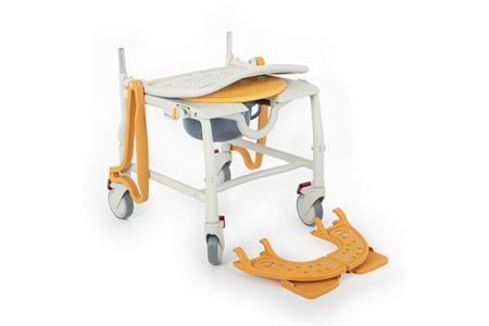 Comfort Plus DM-8088A Küçük 4 Teker Sandalye (PEDLİ) Turuncu