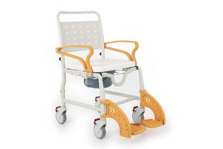 Comfort Plus DM-8088C Küçük 4 Teker Sandalye (SOFT) Turuncu