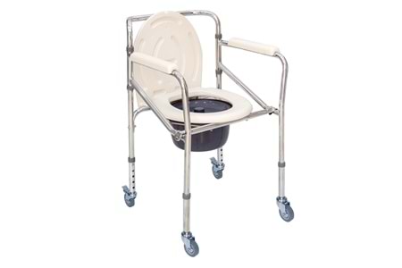 Comfort Plus DM-696 Tuvalet Özellikle Tekerlekli Kovalı Komot Sandalyeler