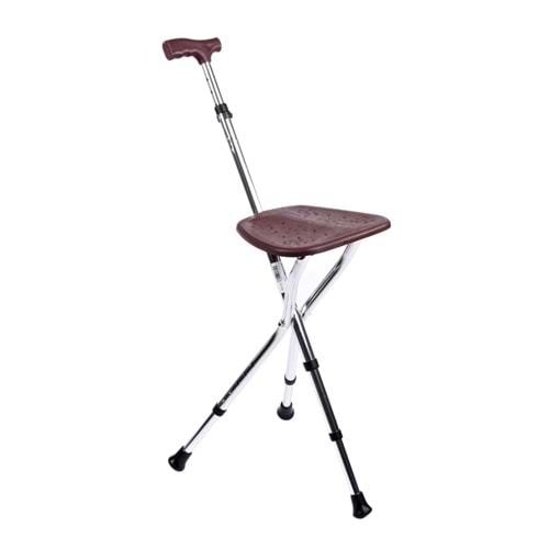 Comfort Plus DM-74 Oturaklı Baston (Yüksekliği Ayarlanır)