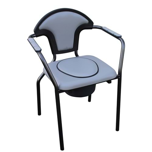 Herdegen 30042 Open Klozetli Sandalye Gri