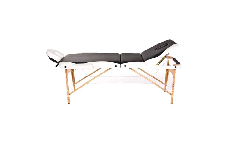 Comfort Plus GM-305 Ahşap Masaj Masası Siyah Beyaz