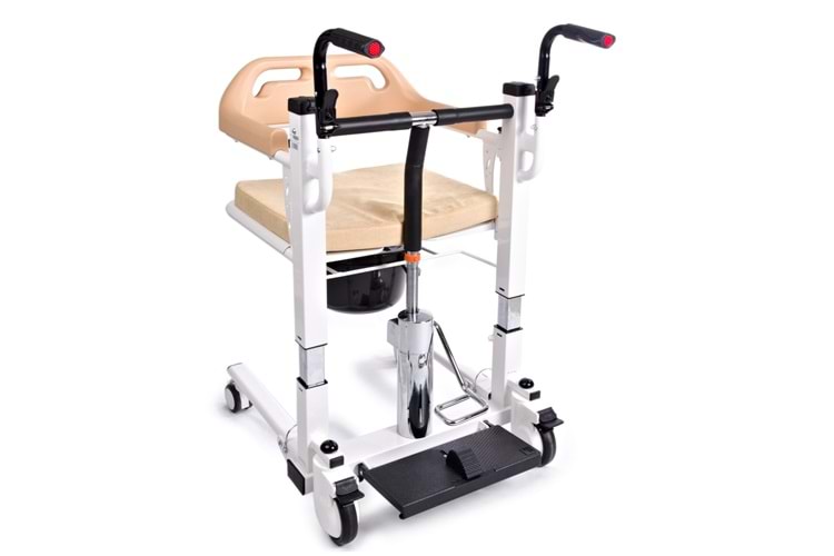 Comfort Plus Dm-160 Tuvaletli Tekerlekli Ayak Pedallı Manuel Sandalye