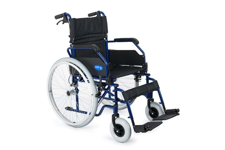 Comfort Plus DM-321 45cm Lacivert Alüminyum Özellikli Tekerlekli Sandalye